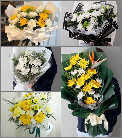 湖北随州市广水市城郊街道油榨桥村白事花束代送